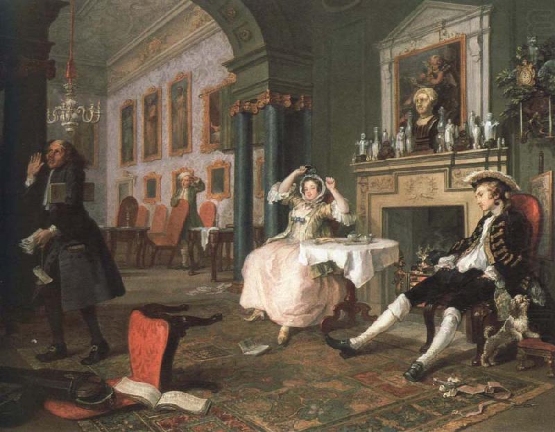 William Hogarth shortly after the marriage china oil painting image